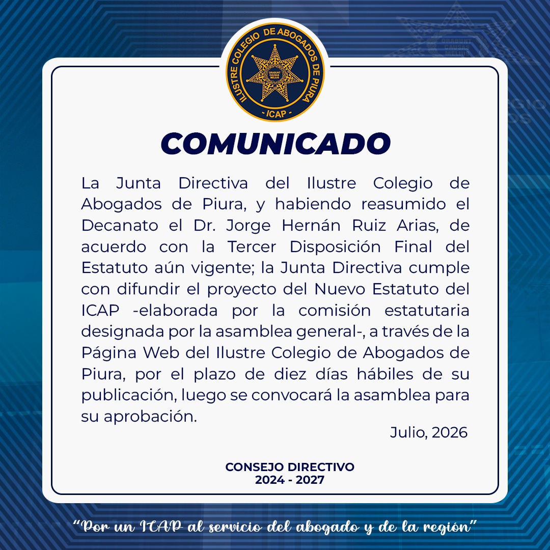 CLICK EN LA IMAGEN PARA ABRIR: Proyecto de NUEVO ESTATUTO 2026 Image